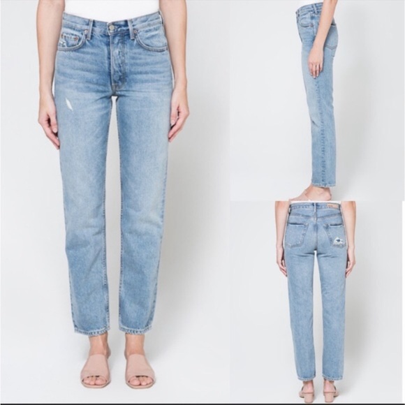 GRLFRND • helena high rise straight leg jean in last dance sz 27 - Picture 4 of 10